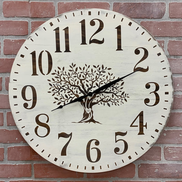 24" Clock - Tree