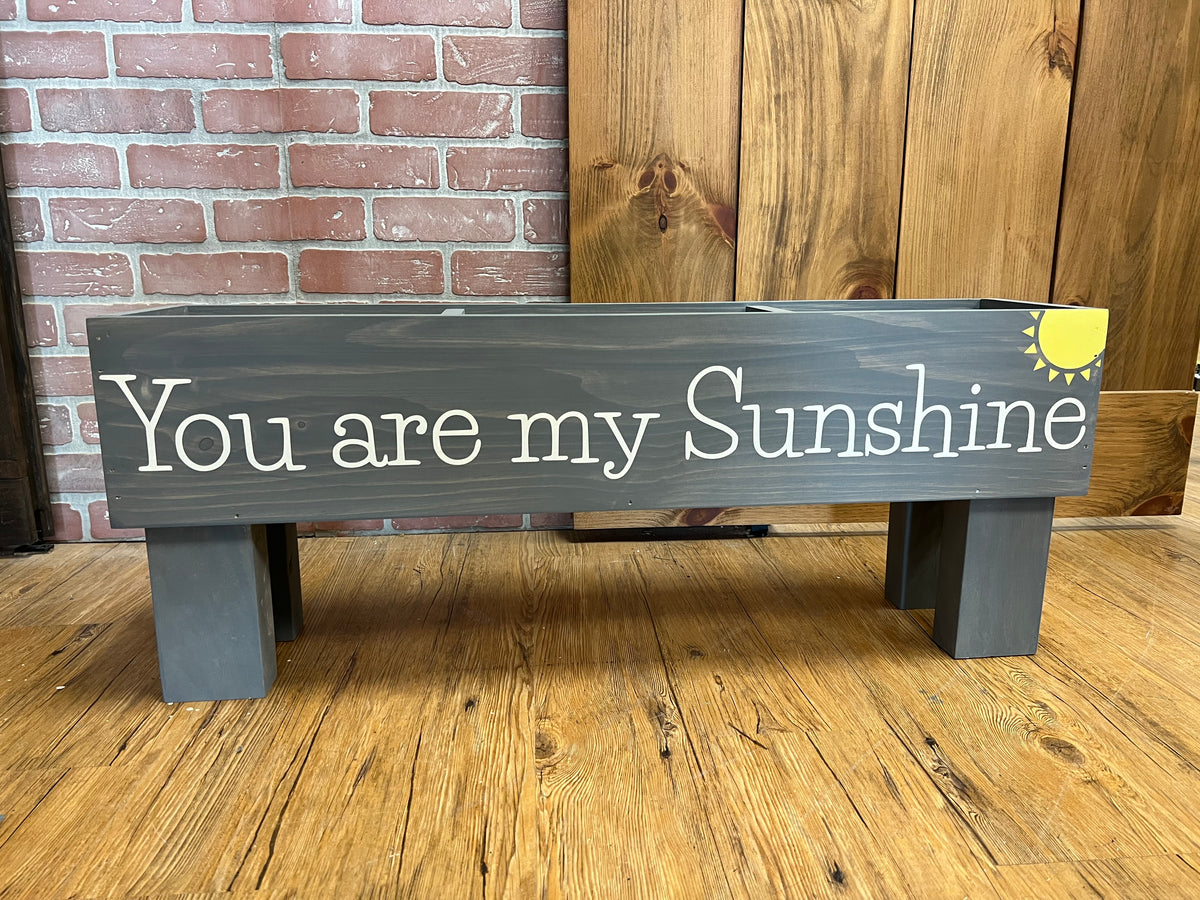 You are my sunshine book box – Words on Wood