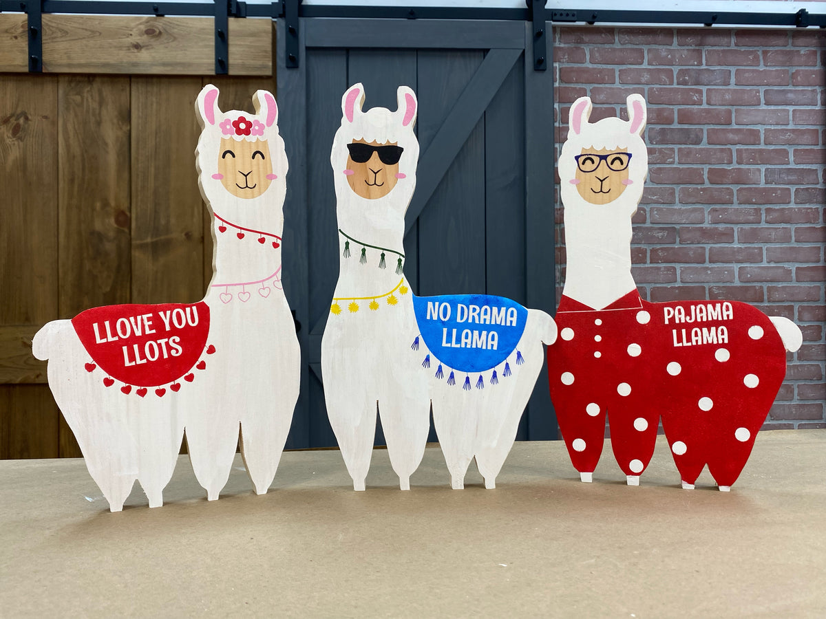 LLAMA KITS – Words on Wood