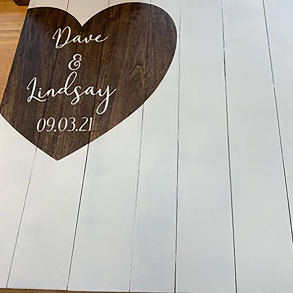 24" Square Custom Wedding Sign