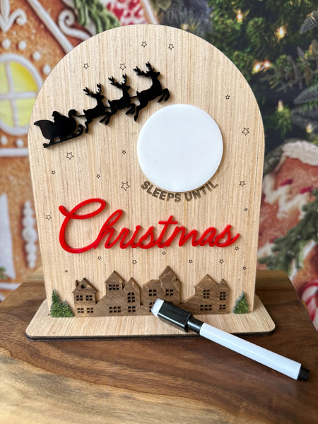 Christmas Countdown Sign