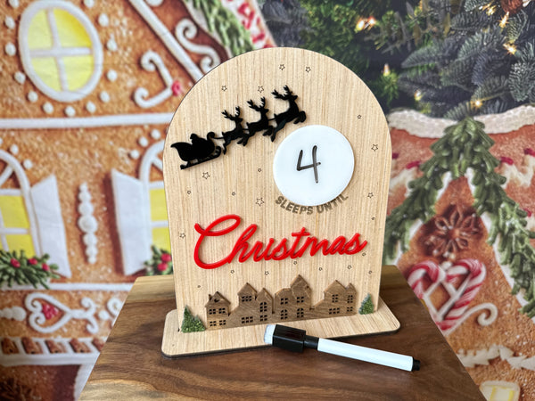 Christmas Countdown Sign