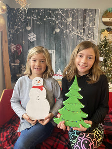 12/7/24 10am Holiday Snowman or Tree Workshop