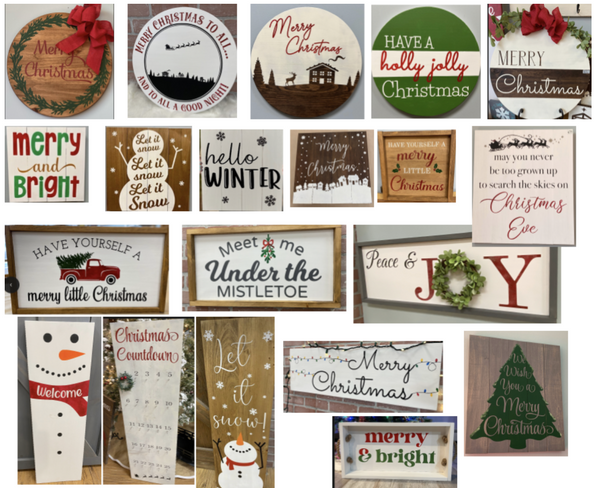 7/16/26 6pm Christmas in July Sign Workshop