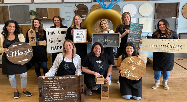 8/20/26 6pm Choose Your Design Words on Wood Workshop