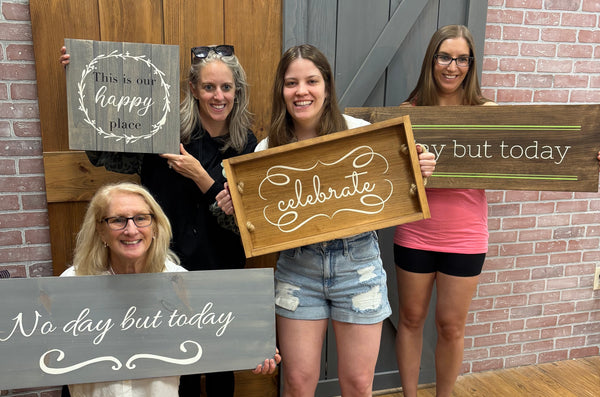 7/18/26 4pm Choose Your Design Words on Wood Workshop