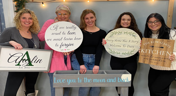 3/28/26 1pm Choose Your Project Words on Wood Party