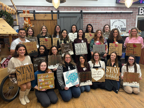 9/5/26 1pm Choose Your Design Words on Wood Workshop