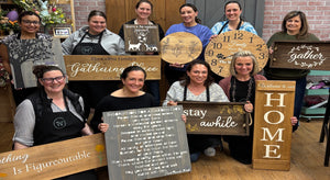 11/1/25 4PM Choose Your Project or Design Your Own Words on Wood Party