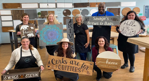 10/11/25 1pm Choose Your Project Words on Wood Party