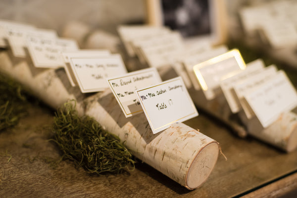 Wedding Rental - Birch Branches and Table Numbers for Seating