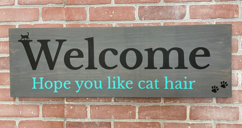 Welcome - hope you like cat hair
