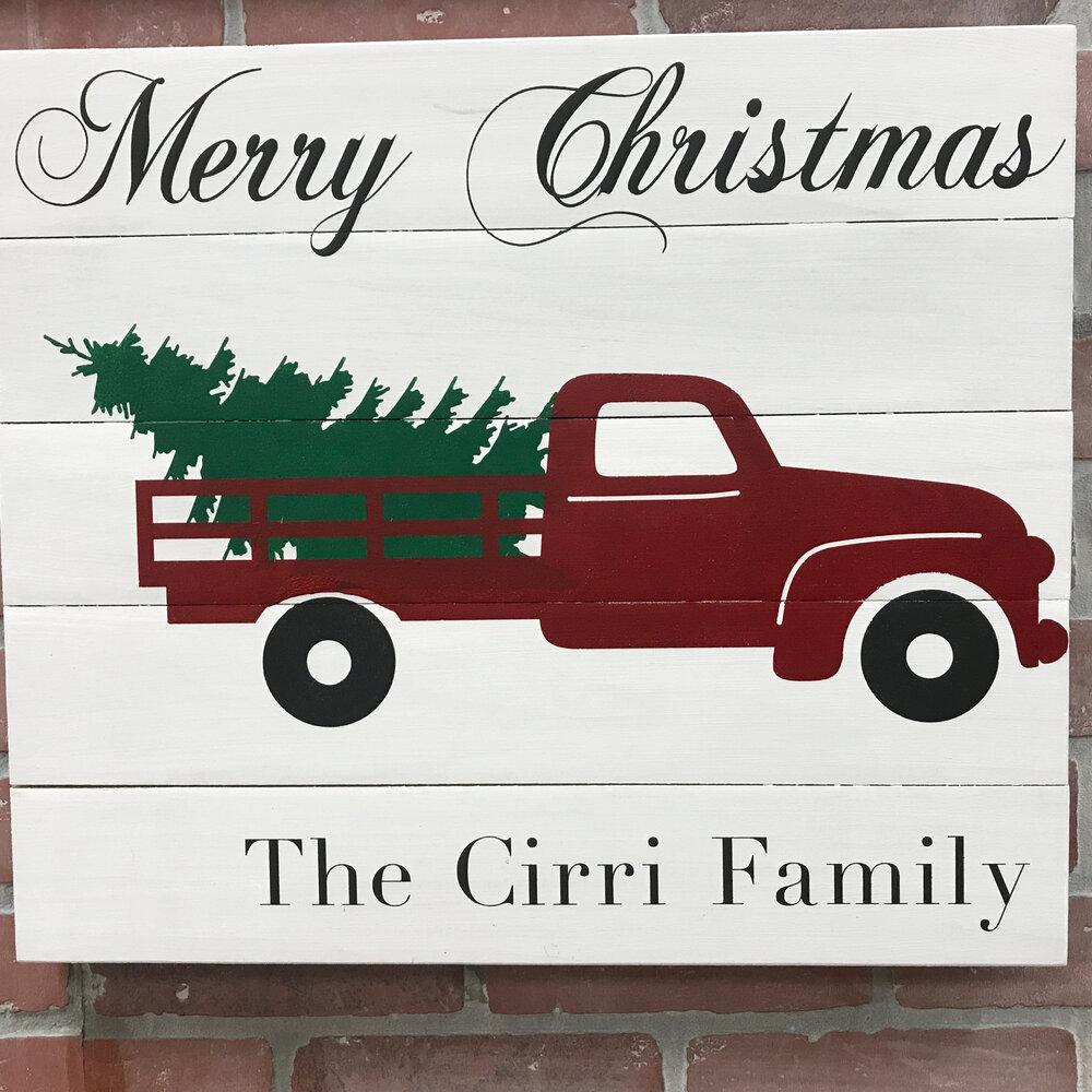 Merry Christmas Truck