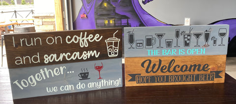 8/18/24 Words on Wood Sign Party at Aquila's Nest Vineyards